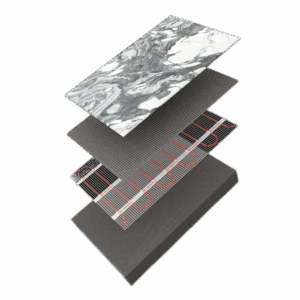 Монтаж комплекта теплого Пола с терморегулятором