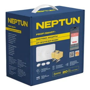 Система защиты от протечек воды Neptun Profi Smart+ TUYA — контроллер Wi-Fi, краны и датчики